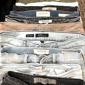 10 pairs of Nordstrom + PacSun jeans!